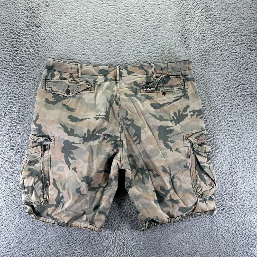 Vintage Levi's Shorts Mens 42 Brown Camouflage Cotton Cargo‎ Utility Workwear